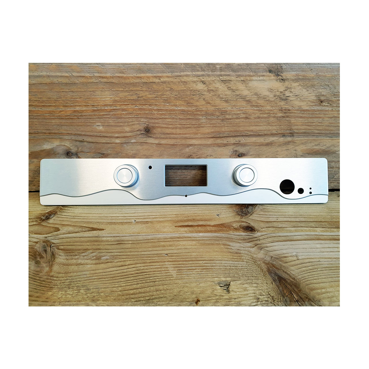 DIYclassD faceplate PreAmp silver