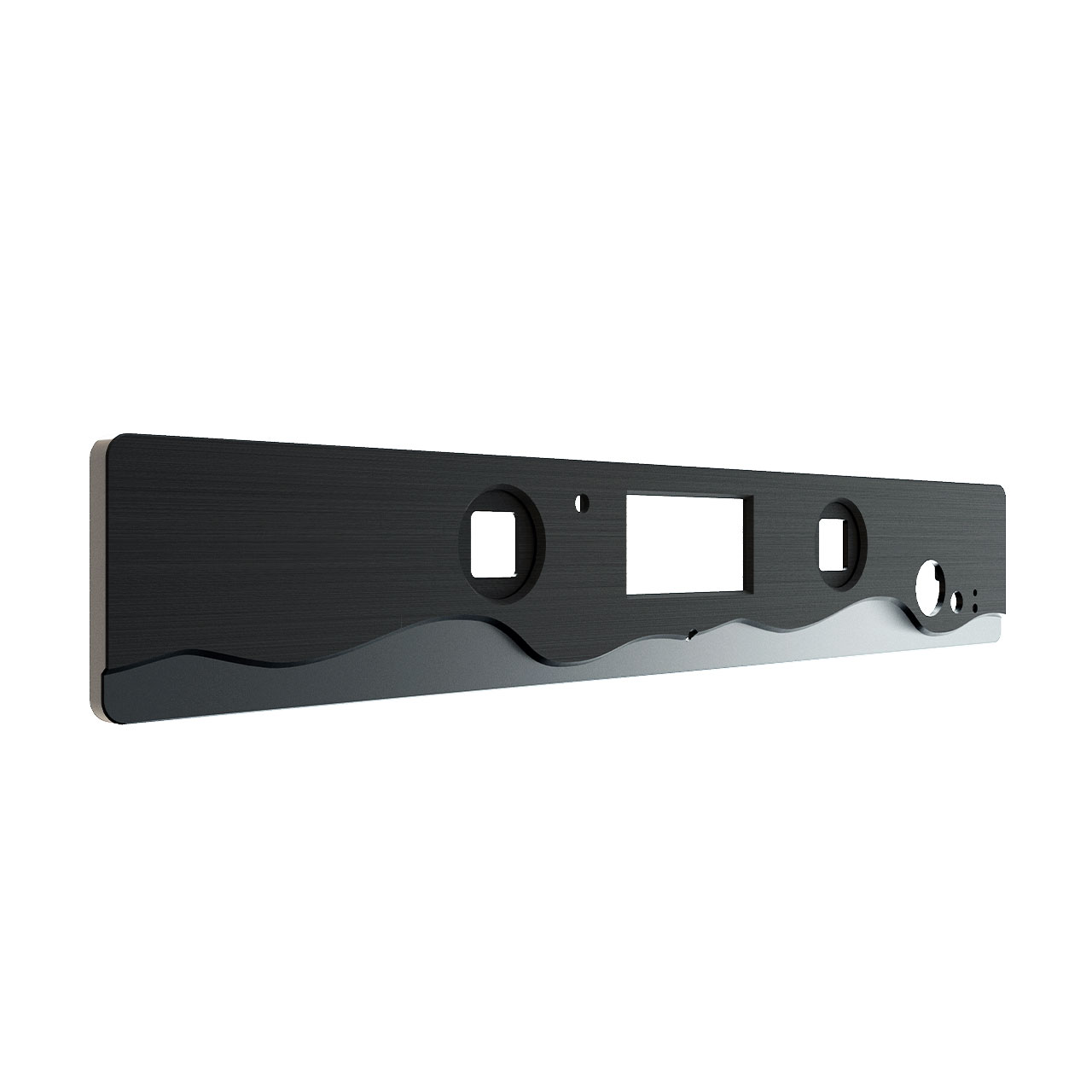 DIYclassD faceplate PreAmp black